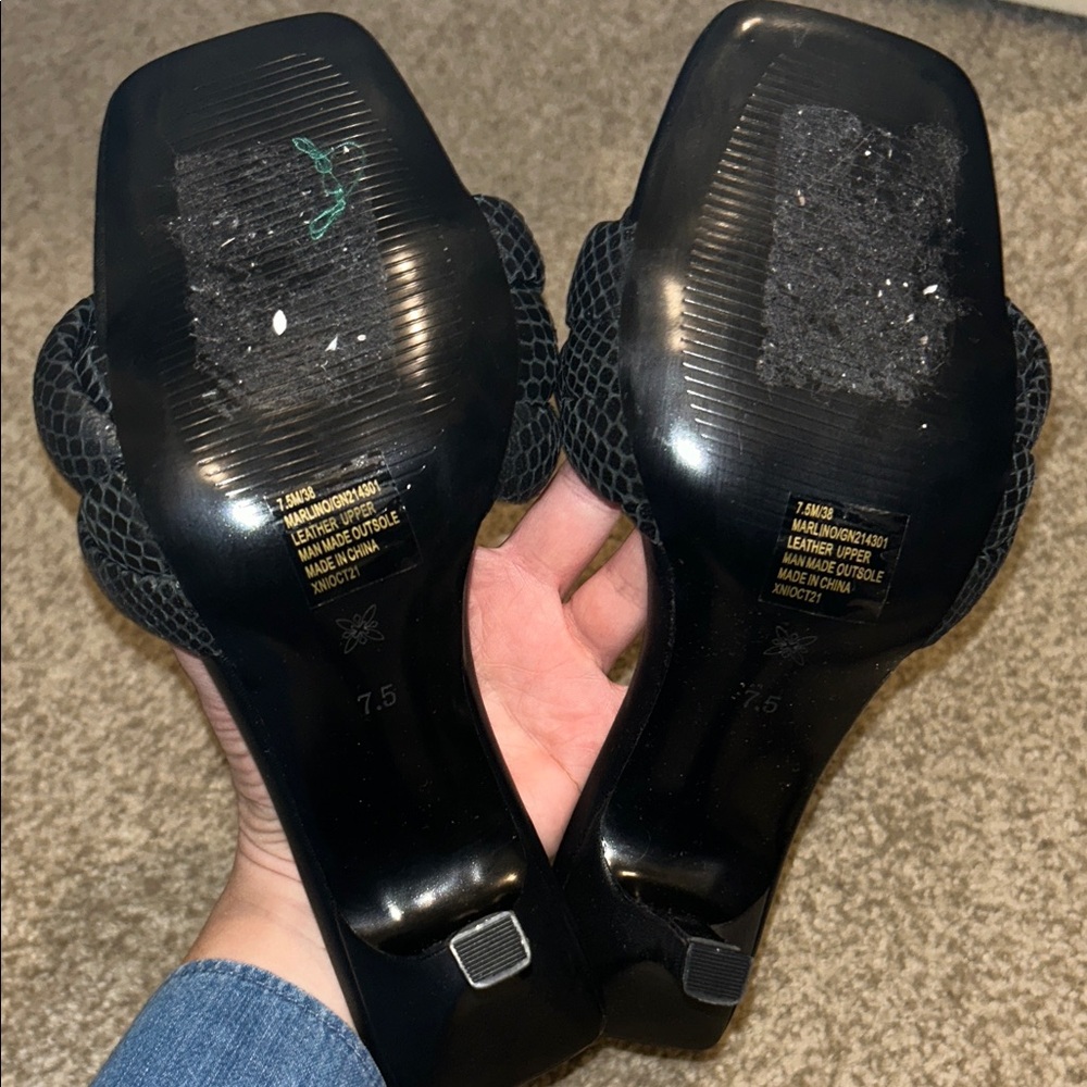 Bcbgeneration Black Braided Mules - image 3